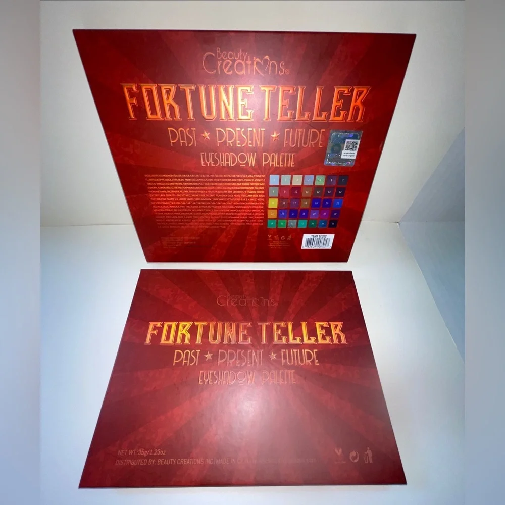 NEW SET - FORTUNE TELLER & CIRCUS CLOWN Beauty Creations Eyeshadow Palettes